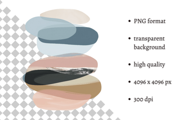 Download Abstract Boho Shape PNG Clipart - Boho Collection