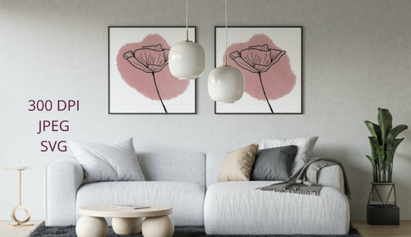 Download Poppy Flower Pink Blotch Watercolor - Pop Collection