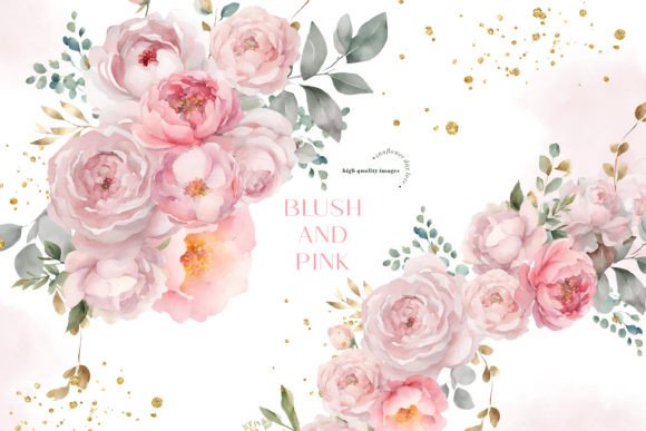 Download Blush Pink Flowers Clipart - Blush Collection