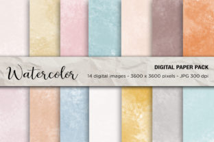 Download Watercolor Digital Paper Backgrounds - Digital Collection