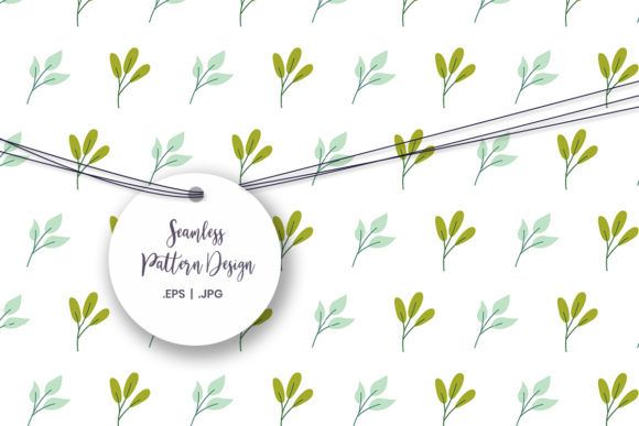 Download Simple Leaves Digital Paper - Digital Collection