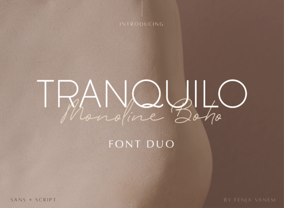 Download Tranquilo Monoline Boho - Boho Collection